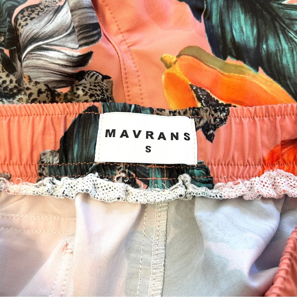 Mavrans Fruta Bomba Cropped Top Shorts Set Vacation Leopard Coral Size Small - Picture 14 of 16
